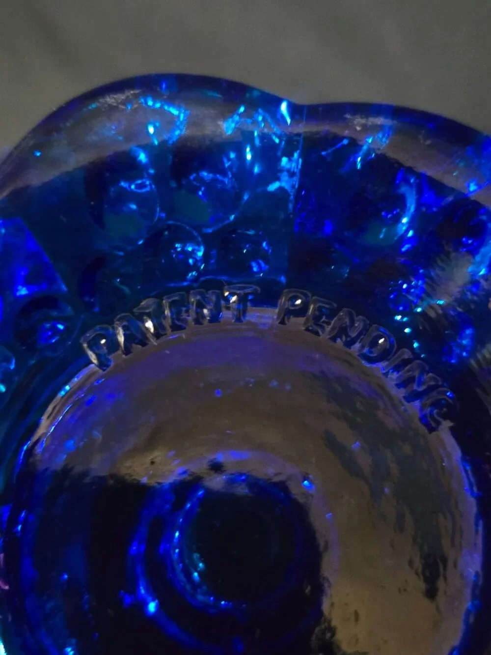 Fenton Colonial Blue Hobnail Candle Bowl 6